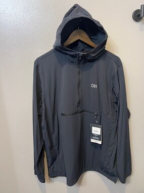 NWT Outdoor Research Ferrosi Anorak 1/2 Zip Black Sz Large / Gorpcore / Unisex
